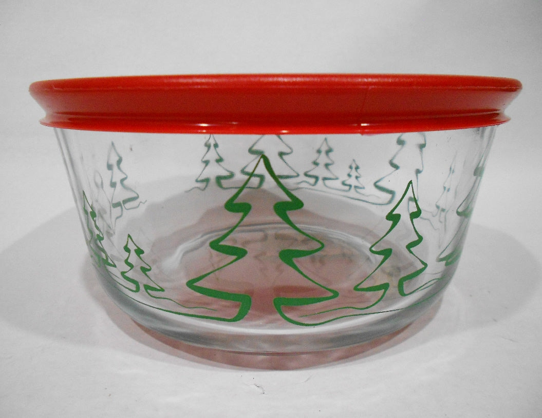 ️ New PYREX 4-Cup CHRISTMAS TREE Storage Dish Winter Holiday *CHOICE ...