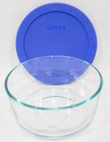 ❤️ PYREX 4 Cup Choose: DUSTY GREEN or AMP BLUE Storage Bowl & Plastic COVER 7201