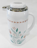 ❤️ NEW Corelle Corning ROSEMARIE 1-Qt Thermal SERVING CARAFE Hot Cold Coffee Tea