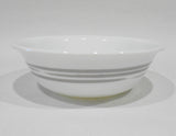 ❤️ Corelle SILVER BRUSHED STROKES 18-oz SOUP Cereal BOWL Gray Grey Platinum