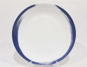 *NEW Corelle VIVID SPLASH 10 1/4" DINNER PLATE *Bold Indigo Blue Brushstrokes