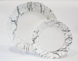 Corelle STONE GREY *Choose: 11" DINNER or 8 1/2" LUNCH PLATE *Silver Gray Marble Asher