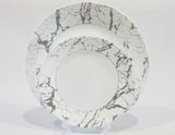 Corelle STONE GREY *Choose: 11" DINNER or 8 1/2" LUNCH PLATE *Silver Gray Marble Asher