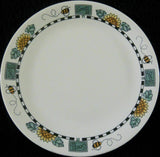 ❤️ 1 EU Corelle SUNBLOSSOMS 8 1/2" LUNCH PLATE Sandstone Sunflowers Seeds Bees
