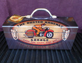 ❤️ BUSTED KNUCKLE GARAGE 16" Steel Toolbox *CHOOSE: Motorcycle, Truck or No Scar