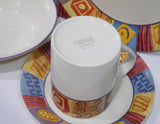 *NEW 20-pc Corelle TRIBAL Sandstone DINNERWARE SET African Tribe Colors Patterns