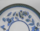 ❤️ 16-pc Corelle VERANDA DINNERWARE SET *Blue Gray Aqua Floral & Seaside Tiles