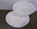 ❤️ MINT 2 Corelle 1-Qt SERVING BOWLS 8 1/2" WARM WHITE / IVORY / LIGHT CREAM Colored