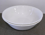 ❤️ MINT 2 Corelle 1-Qt SERVING BOWLS 8 1/2" WARM WHITE / IVORY / LIGHT CREAM Colored