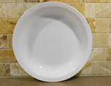❤️ NEW Corelle WINTER FROST WHITE 10 1/4" PIE PLATE Multi-Dish Flat Rim Just Dazzling