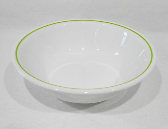 ❤️ NEW 1 Corelle WILDFLOWER 18-oz SOUP BOWL Strawberry Meadow Bright Green Band