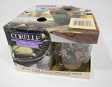 ❤️ 4 NEW Corelle WISTERIA 12.5-oz ROCKS GLASSES Double Old Fashioned Juice *Purple Floral
