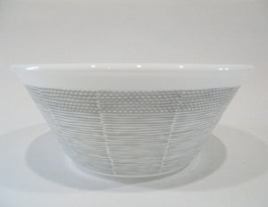 Corelle WOVEN LINES 21.5-oz SOUP CEREAL BOWL Salad Flared Rim Grey Gray Fabric