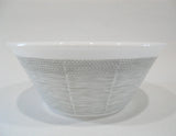 Corelle WOVEN LINES 21.5-oz SOUP CEREAL BOWL Salad Flared Rim Grey Gray Fabric