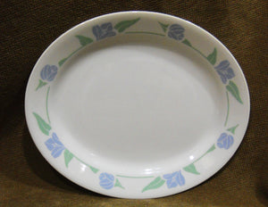 *NEW Corelle FRIENDSHIP 9 1/2 x 7 3/4 OVAL PLATTER Entree Plate Pastel Floral