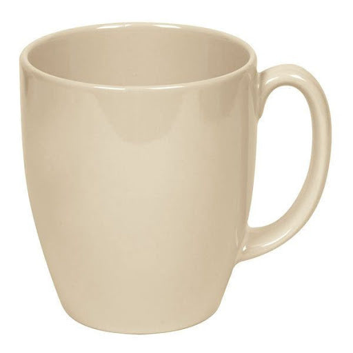 *MINT Corelle SANDSTONE 11-oz STONEWARE MUG Coffee CUP Glossy Creamy Beige Tan